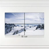 55 Arddangosfa Wal Fideo